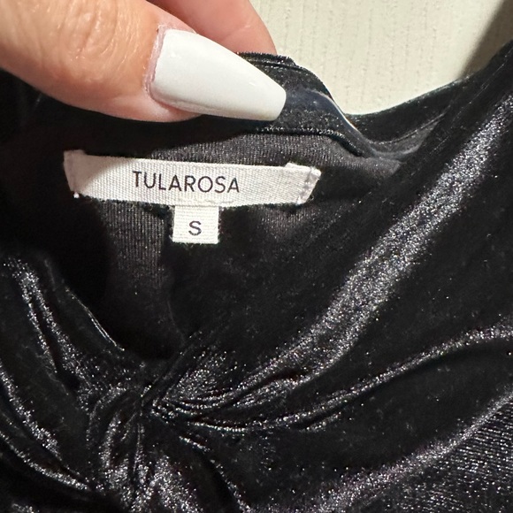 Revolve Black velvet bodysuit. Thong style. Size small. Retail 148$.EUC! #7 - Picture 8 of 9